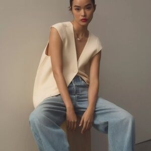 The Willa Oversized Sweater Vest Anthropologie